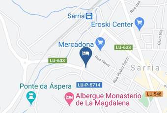 La Casona De Sarria Complejo Turistico Mapa - Galicia - Lugo