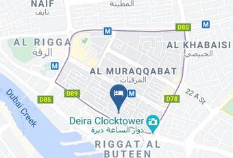 Broadway Hotel Map - Dubai