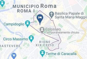 Buonanotte Colosseo Carta Geografica - Latium - Rome