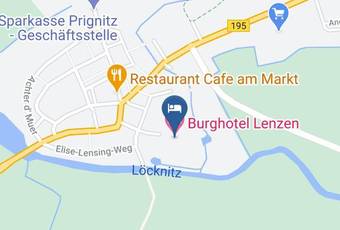 Burghotel Lenzen Karte - Brandenburg - Prignitz