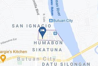 Butuan Luxury Hotel Carta Geografica - Caraga - Agusan Del Norte