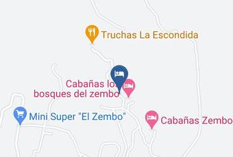 Cabanas Los Bosques Del Zembo & Camping Mapa - Hidalgo - Huasca De Ocampo