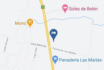 Cabanas Mburukuya Mapa - San Luis - Santa Rosa Dellara