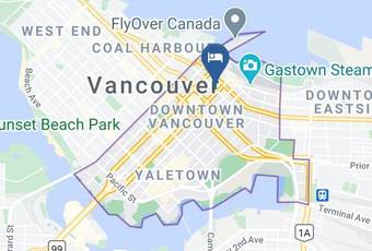 Cambie Seymour Hostel Map - British Columbia - Greater Vancouver