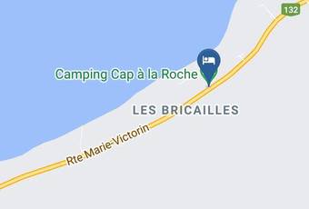 Camping Cap A La Roche Map - Quebec - Becancour Regional County Municipality