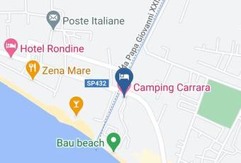 Camping Carrara Carta Geografica - Tuscany - Massa Carrara