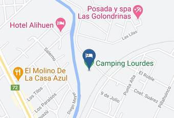 Camping Lourdes Mapa
 - Buenos Aires Province - Tornquist