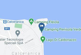 Camping Penisola Verde Carta Geografica - Trentino Alto Adige - Trento