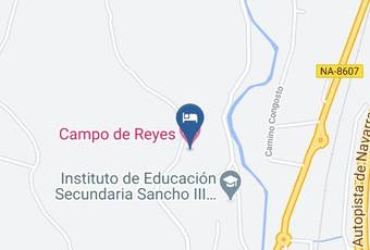 Campo De Reyes Mapa - Chartered Community Of Navarre - Navarra