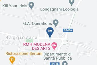 Casa Accoglienza S Giovanni Battista Carta Geografica - Emilia Romagna - Modena