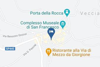 Casa Clarignano Carta Geografica - Umbria - Perugia