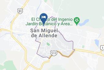 Casa De Las Conservas Bed & Breakfast Mapa - Guanajuato - San Miguel De Allende