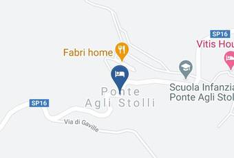 Casa Del Ponte Carta Geografica - Tuscany - Florence