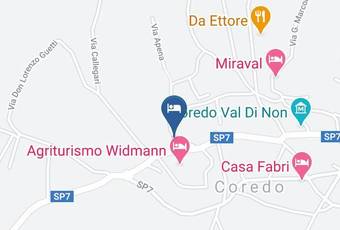 Casa Miramonti Carta Geografica - Trentino Alto Adige - Trento
