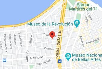 Casa Myriam Mapa - Havana - Centro Habana