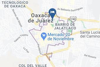 Casa Ollin Bed & Breakfast Mapa - Oaxaca - Oaxaca De Juarez