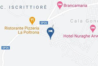 Casa Osalla 1 Carta Geografica - Sardinia - Nuoro