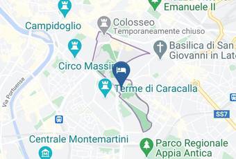 Casa Per Ferie Suore Domenicane Carta Geografica - Latium - Rome