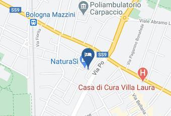 Casa Savena Carta Geografica - Emilia Romagna - Bologna