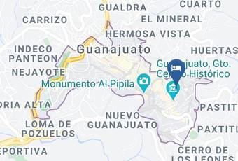 Casa Tepozanes Mapa - Guanajuato - Guanajuato City Centre