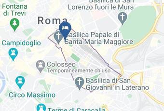 Hotel Romantica Carta Geografica - Latium - Rome
