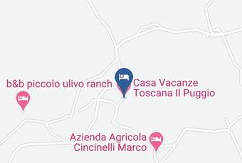 Casa Vacanze Toscana Il Puggio Carta Geografica - Tuscany - Arezzo