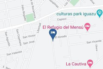 Casa Yaguarete B&b Mapa - Misiones - Puerto Esperanza