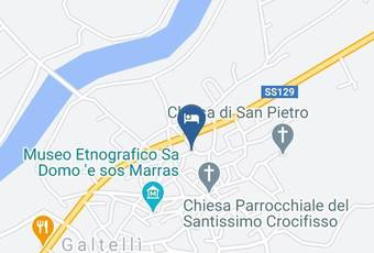 Casa Zola Carta Geografica - Sardinia - Nuoro