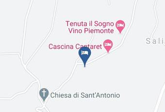 Cascina La Famo Carta Geografica - Piedmont - Asti