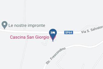 Cascina San Giorgio Carta Geografica - Piedmont - Alessandria