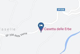 Casetta Delle Erbe Kaart - Tuscany - Arezzo