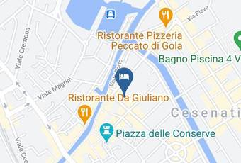 Cesenatico B&b Carta Geografica - Emilia Romagna - Forli