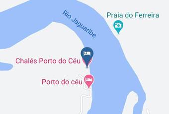 Chales Porto Do Ceu Map - Ceara - Aracati