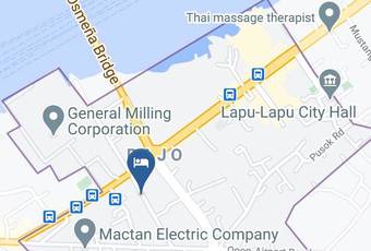Chambre Hotel Mactan Map - Central Visayas - Cebu