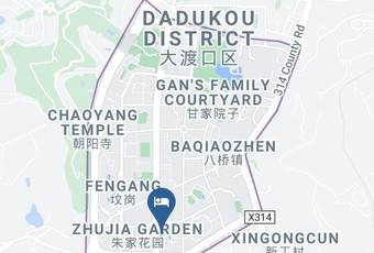 Chengdu Qingchengyuan Hotel Map - Chongqing - Dadukou District