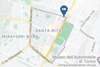 Chicca Stadio Olimpico Carta Geografica - Piedmont - Turin
