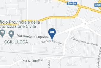 Chiusa Delle Monache Carta Geografica - Tuscany - Lucca