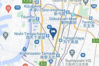 Chuan Flat Map - Osaka Pref - Osaka City Nishinari Ward
