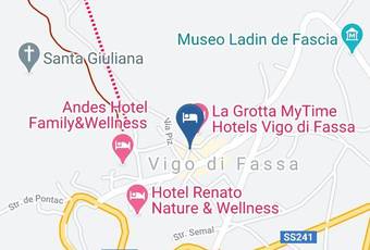 Ciasa Savoy Carta Geografica - Trentino Alto Adige - Trento