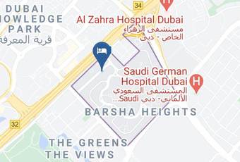 Citadines Metro Central Dubai Map - Dubai