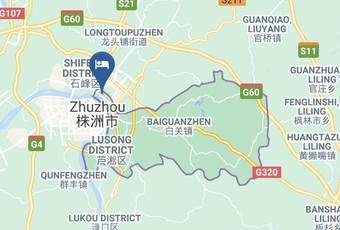 City Convenience Hotel Map - Hunan - Zhuzhou