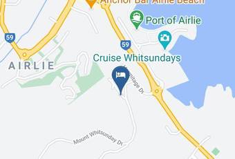 Club Wyndham Airlie Beach Map - Queensland - Whitsunday
