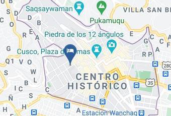 Corazon Cusqueno Mapa - Cusco