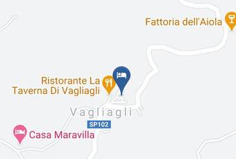 Costa Della Cisterna Carta Geografica - Tuscany - Siena