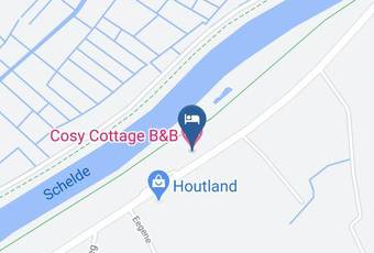 Cosy Cottage B&b Kaart - Flemish Region - East Flanders