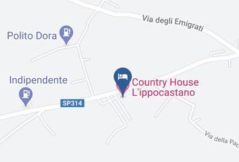 Country House L\'ippocastano Carta Geografica - Campania - Salerno