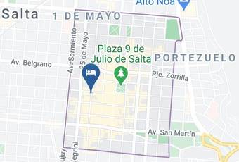Crillon Hotel Mapa - Salta