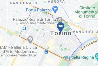 Cuore Della Citta Carta Geografica - Piedmont - Turin
