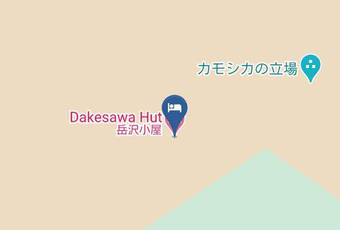 Dakesawa Hut Map - Nagano Pref - Matsumoto City