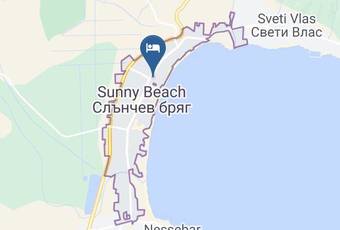 Das Club Hotel Sunny Beach Map - Burgas - Nesebar